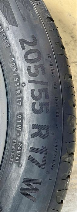Set Cauciucuri Anvelope Vara Noi Continental 205 55 R17 Originale