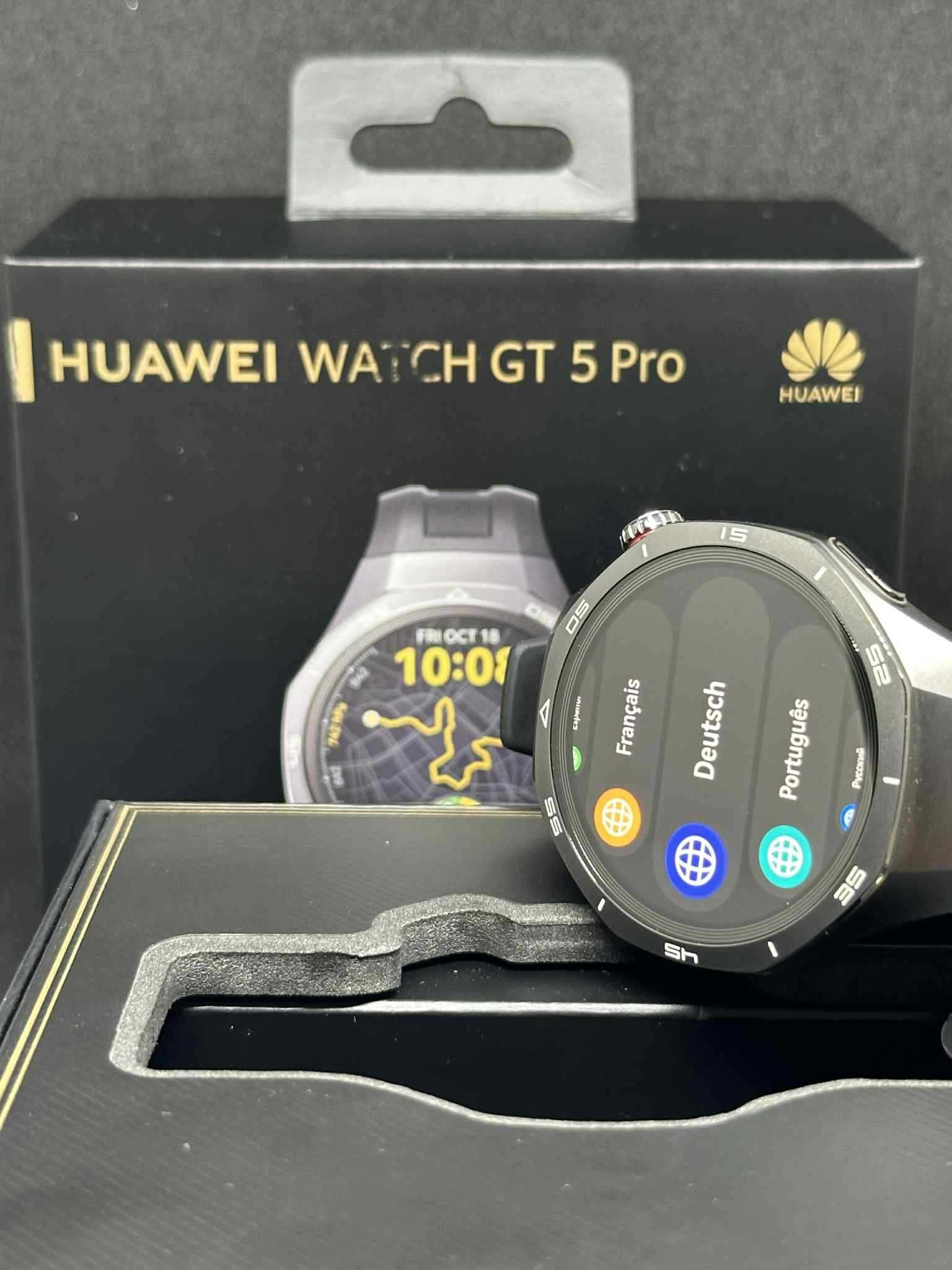 Смарт часоник Huawei Watch GT 5 PRO / Гаранция / Перфектен