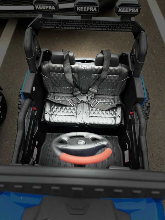 Buggy electric pentru copii Autokids UTV TURBO 4x4 120W HC301 Albastru