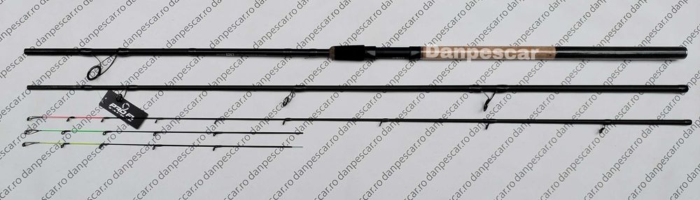 Lanseta PRO FL Black FORCE FEEDER 3,60m 180 grane 3 varfuri