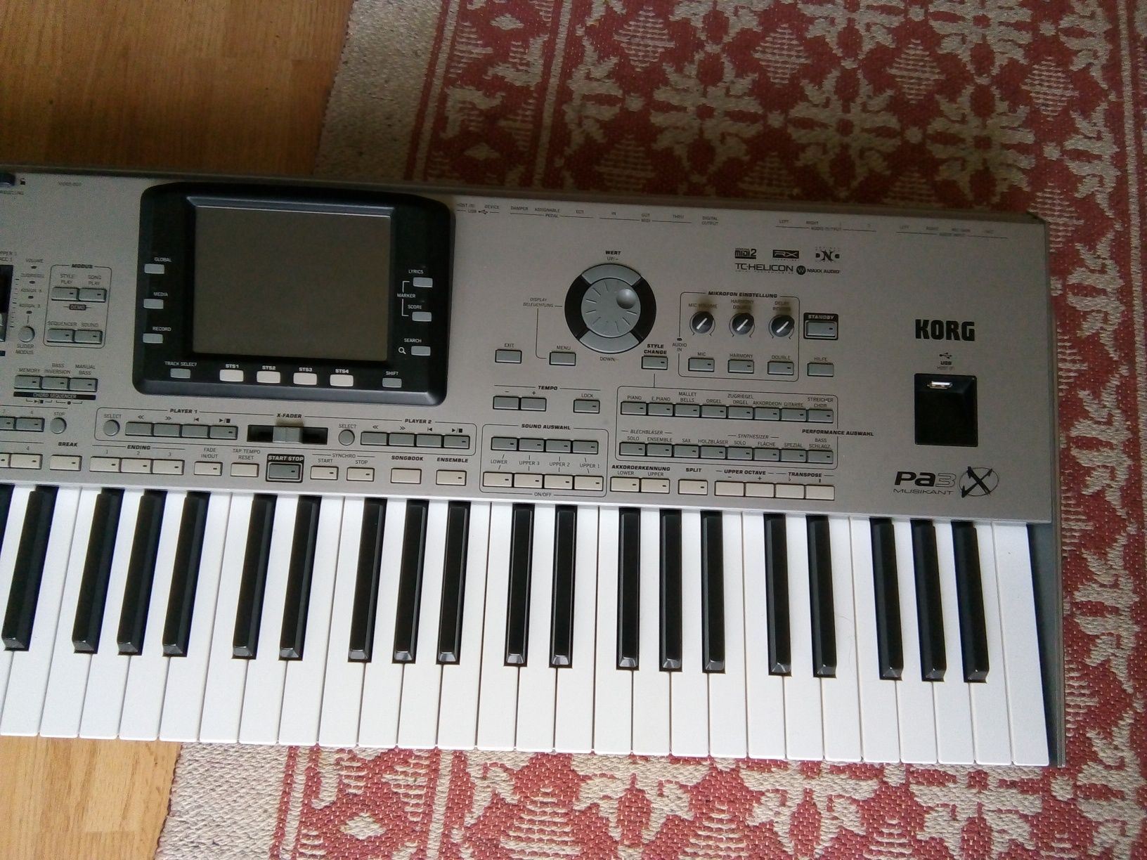 Orgă Korg Pa3X-61 Musikant,memorie 256 MB, stare foarte bună