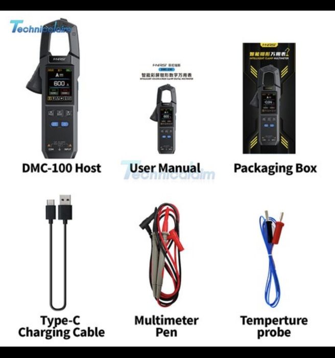 Мультиметр и токовые клещи Fnirsi