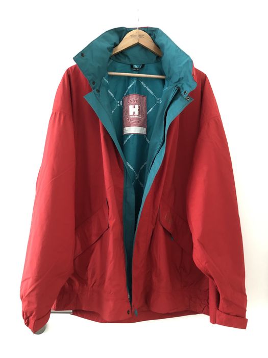 Jacheta impermeabila HELLY HANSEN, rosu-verde, marime L