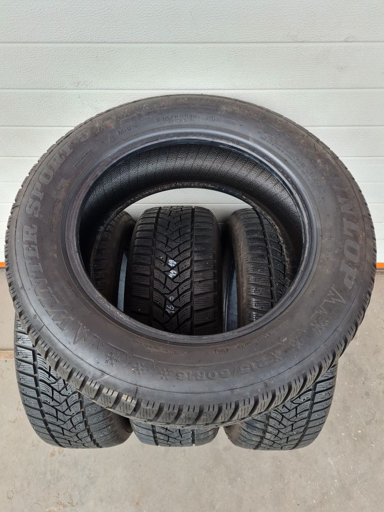 Зимни гуми 4 броя DUNLOP WinterSport5 215 60 R16 дот 4119