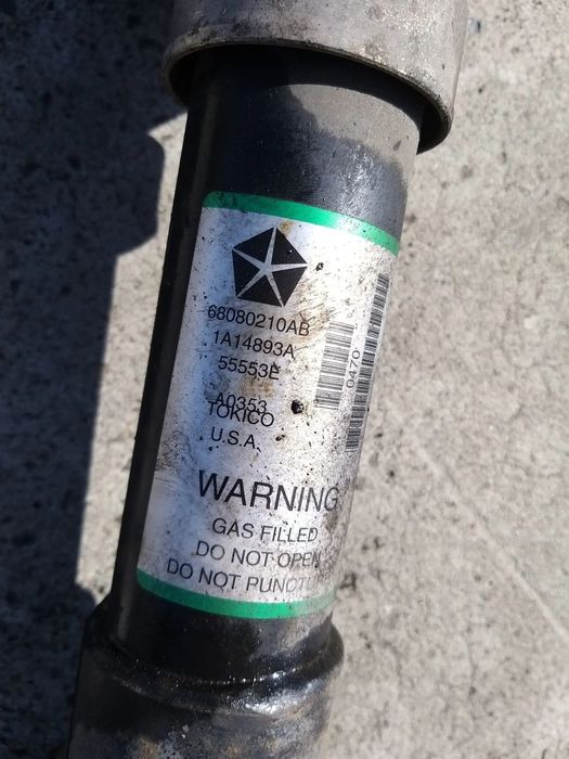 Amortizor suspensie pneumatica perna aer dreapta fata jeep grand cherokee 4 wk wk2 68080194ab 68080210ab