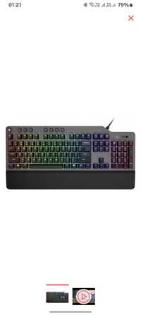 Механическая клавиатура Lenovo Legion K500 RGB черный