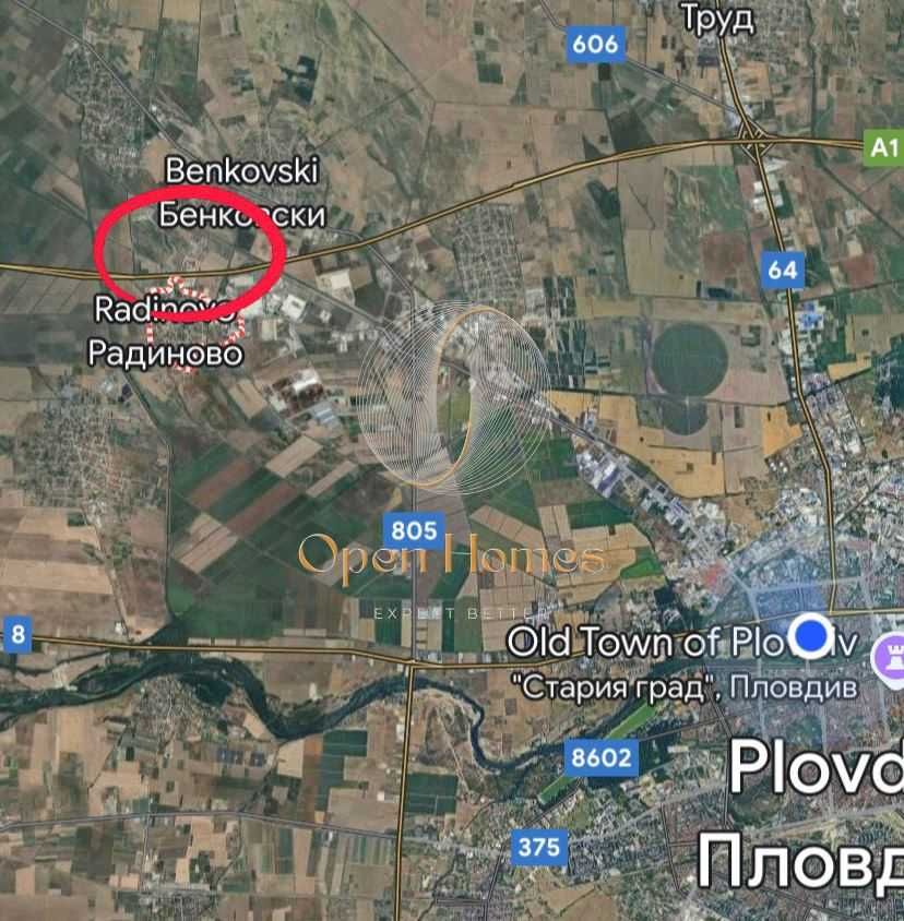 Инвестиционен парцел с отличен потенциал в землището на село Радиново