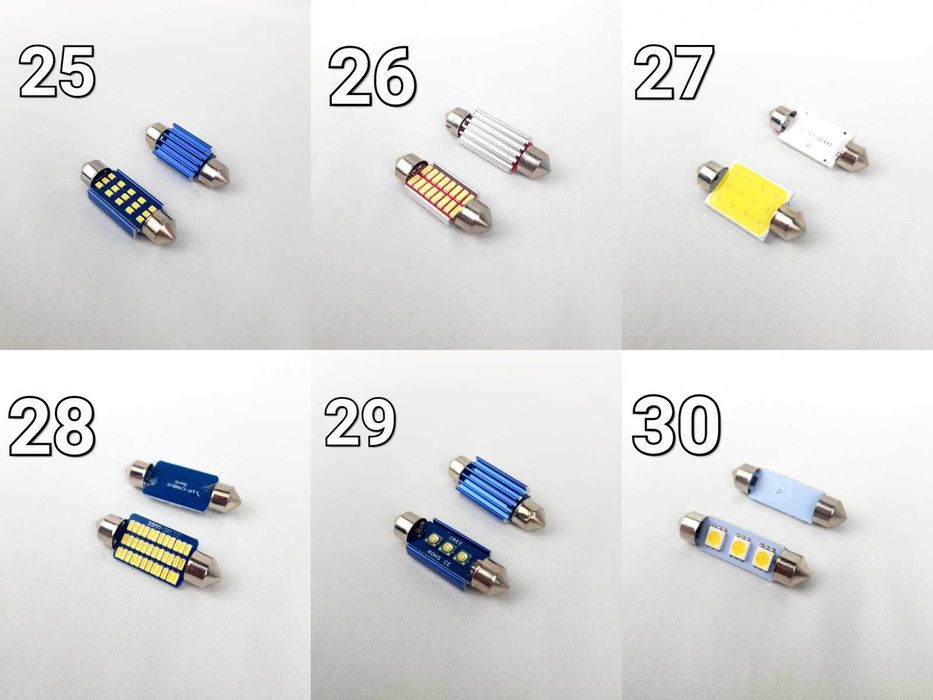 Bec Led-Pozitie-Numar-Plafoniera-Semnalizare-Marsarier-T10-C5W-T5-BA9S