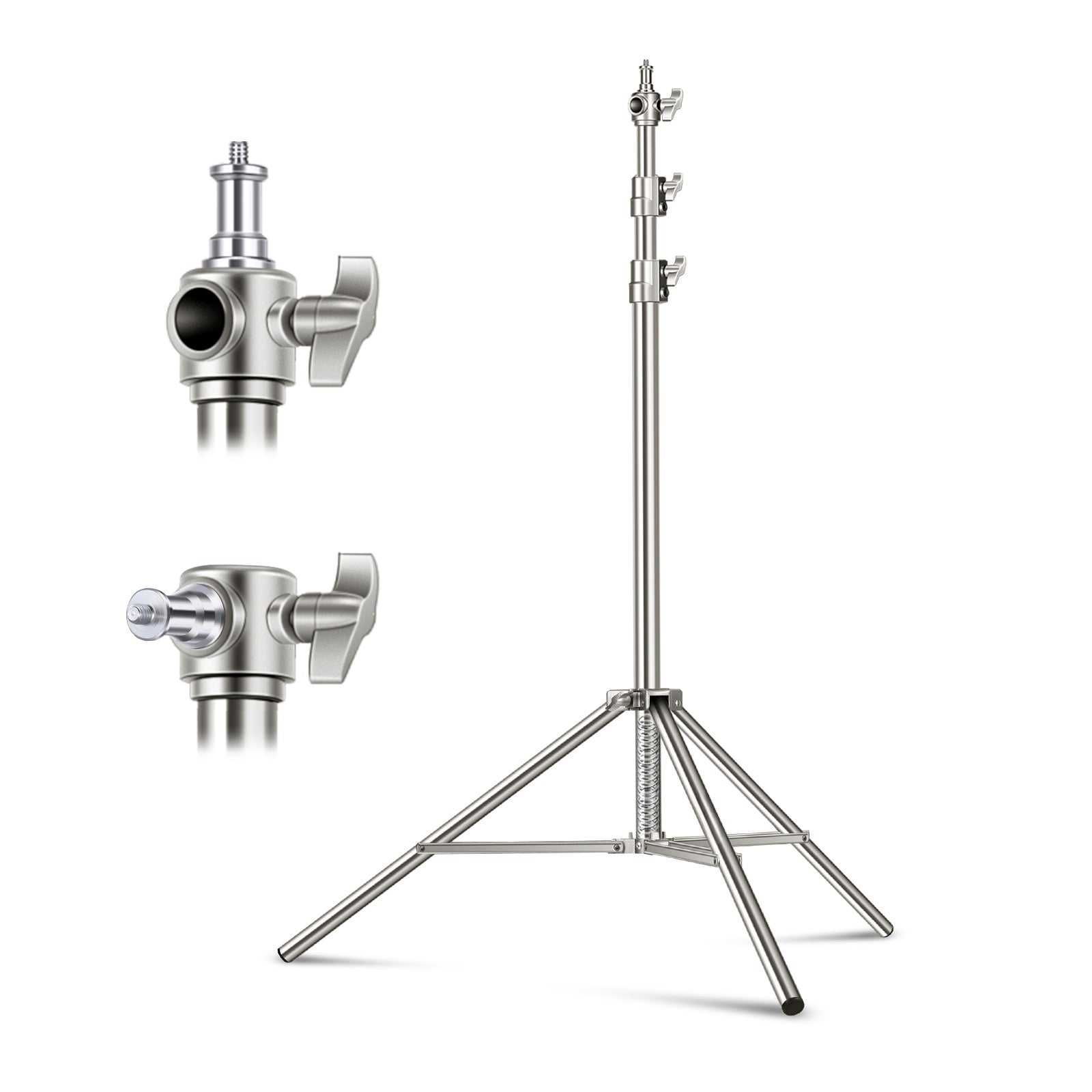 Standpro 9,2 фута/2,8 м стойка для освещения из нержавеющей стали.