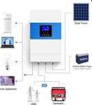 Invertor solar hibrid 6.5Kva-48v-48v-OFF GRID-Bms-Lifepo4