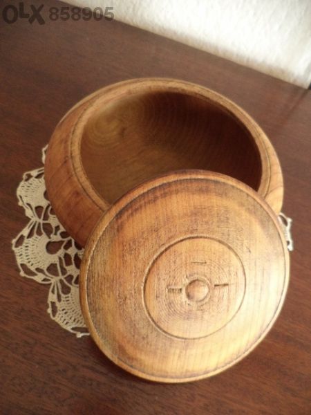 дървена купа диаметър 15/18 см