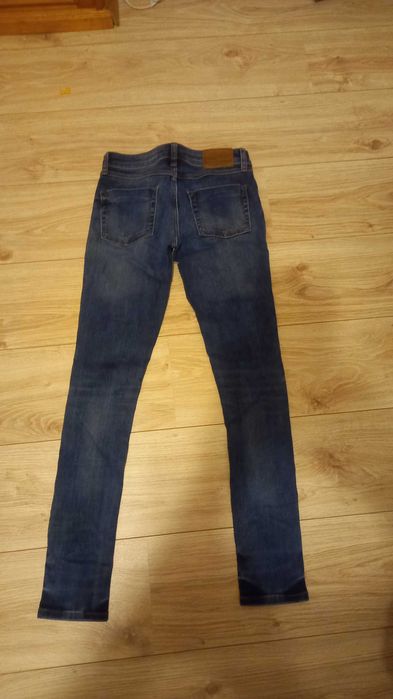 Jeans albastru nr 36 Zara fete nepurtati
