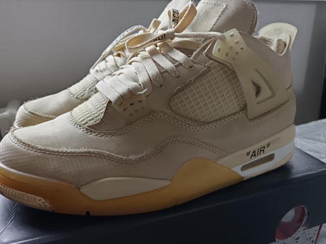 Jordan 4 Off-White Sail