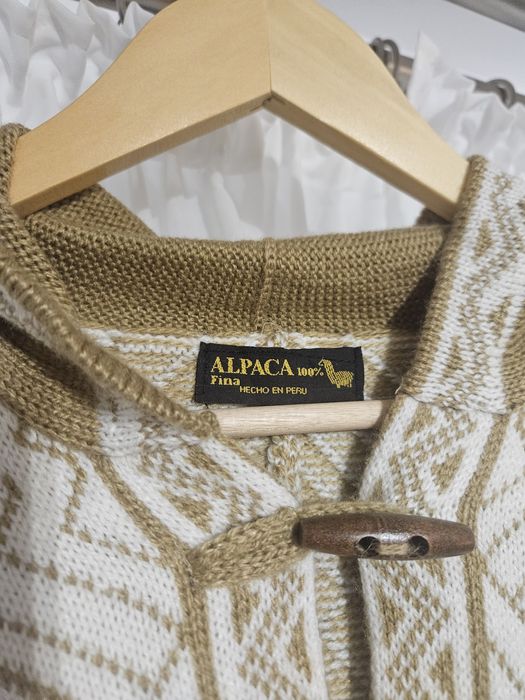 Poncho 100% lână alpaca