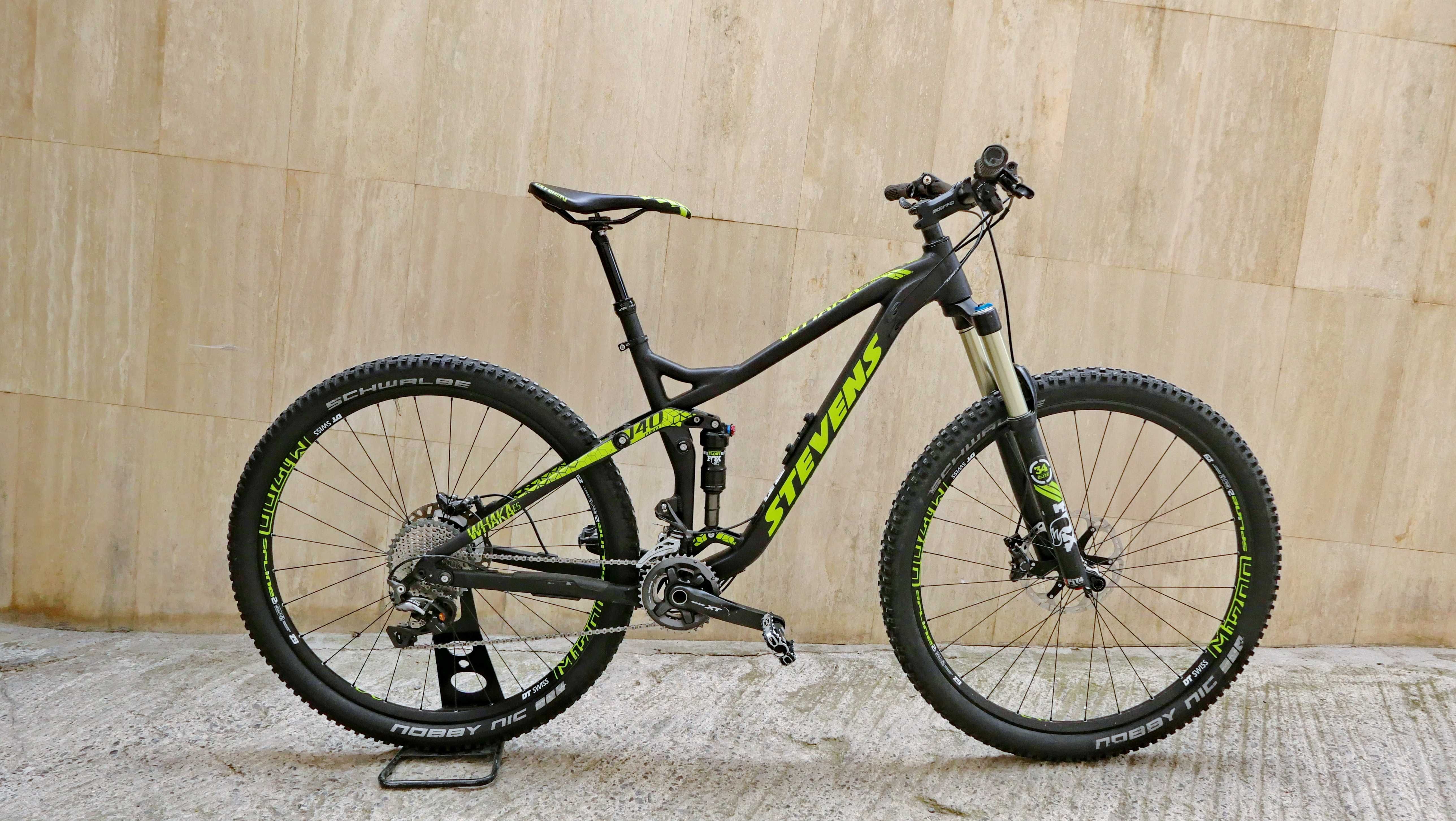 Stevens Whaka, 29 M, FOX 34 Elite, 140 ход, 2x 11 Deore XT-XTR