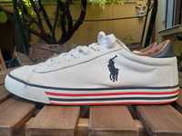 Sneakers Polo Ralph Lauren bărbați, măs 41, pânză, albi