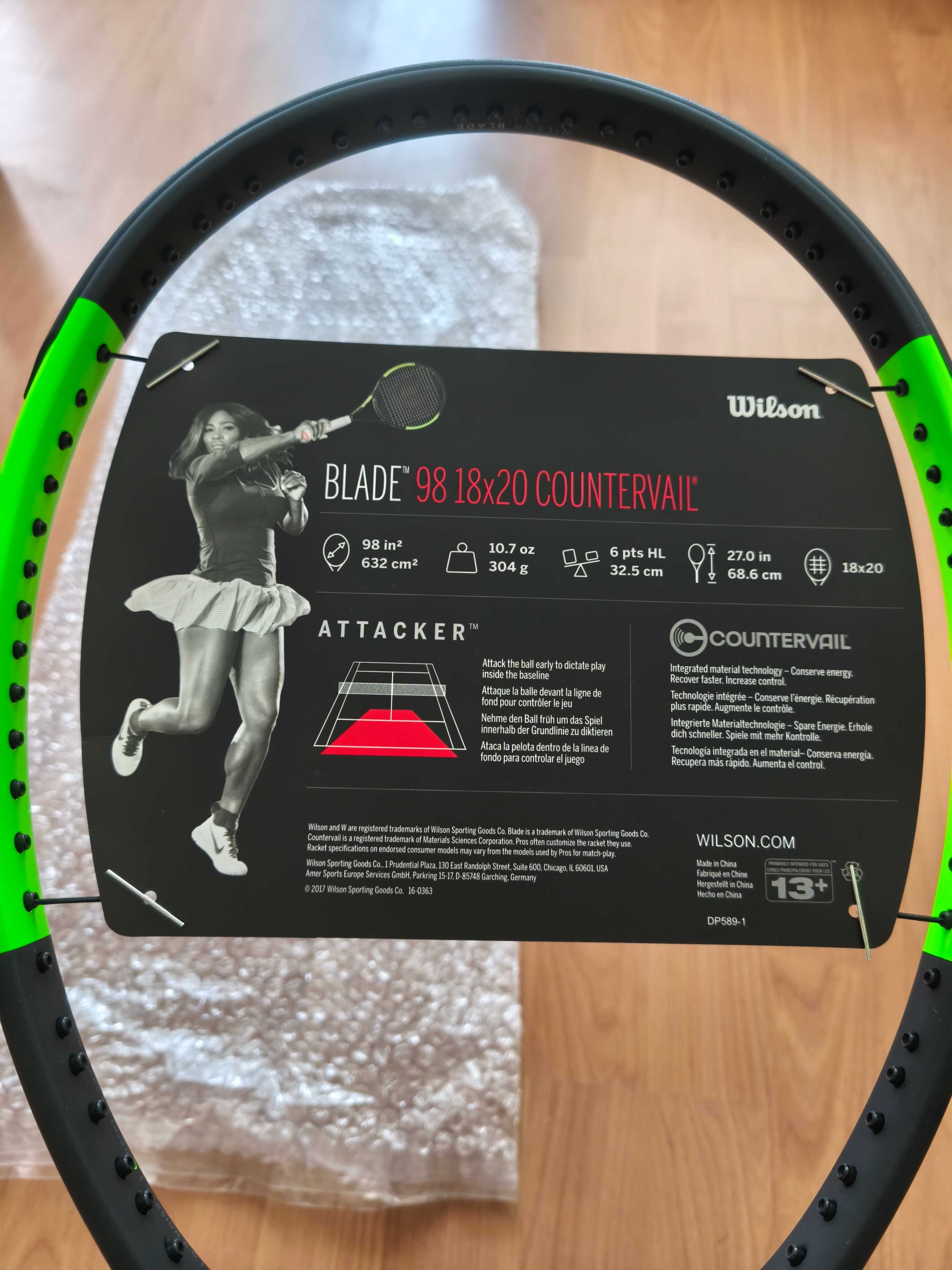 Wilson Blade 98 18x20 countervail size 3