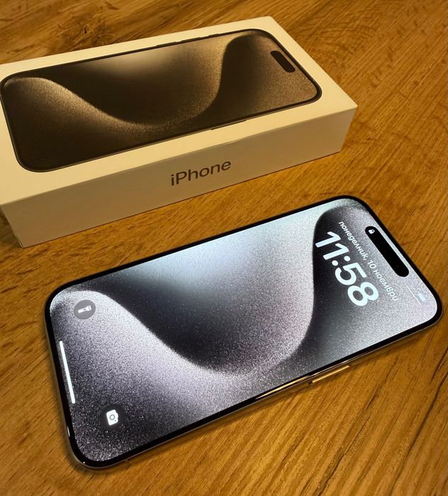 iPhone 15 Pro 128GB – Natural Titanium