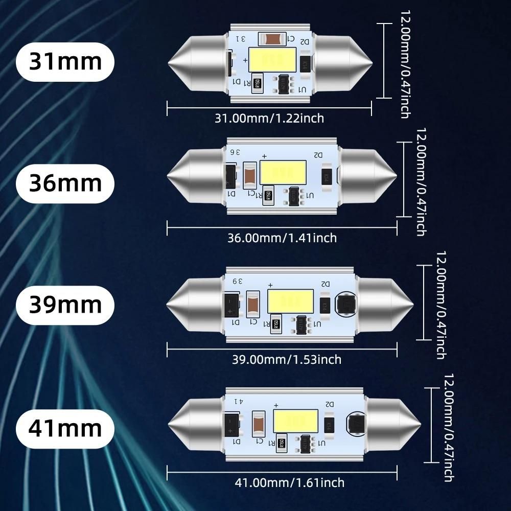 комплект диодни led крушки 2броя , за интериор,осветление номер ...