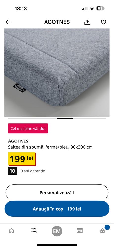 Pat suprapus VITVAL + saltele - stare foarte bună