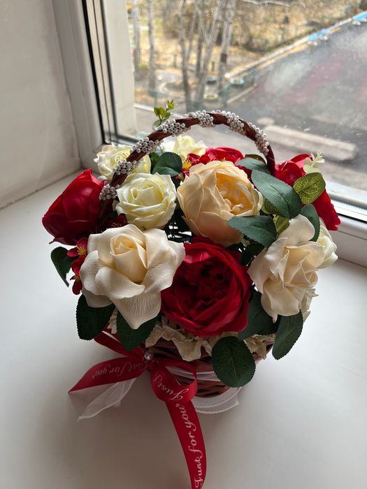 Букеты из мыльных роз