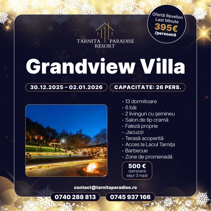 Tarnita Revelion Cabana Tarnita De Inchiriat