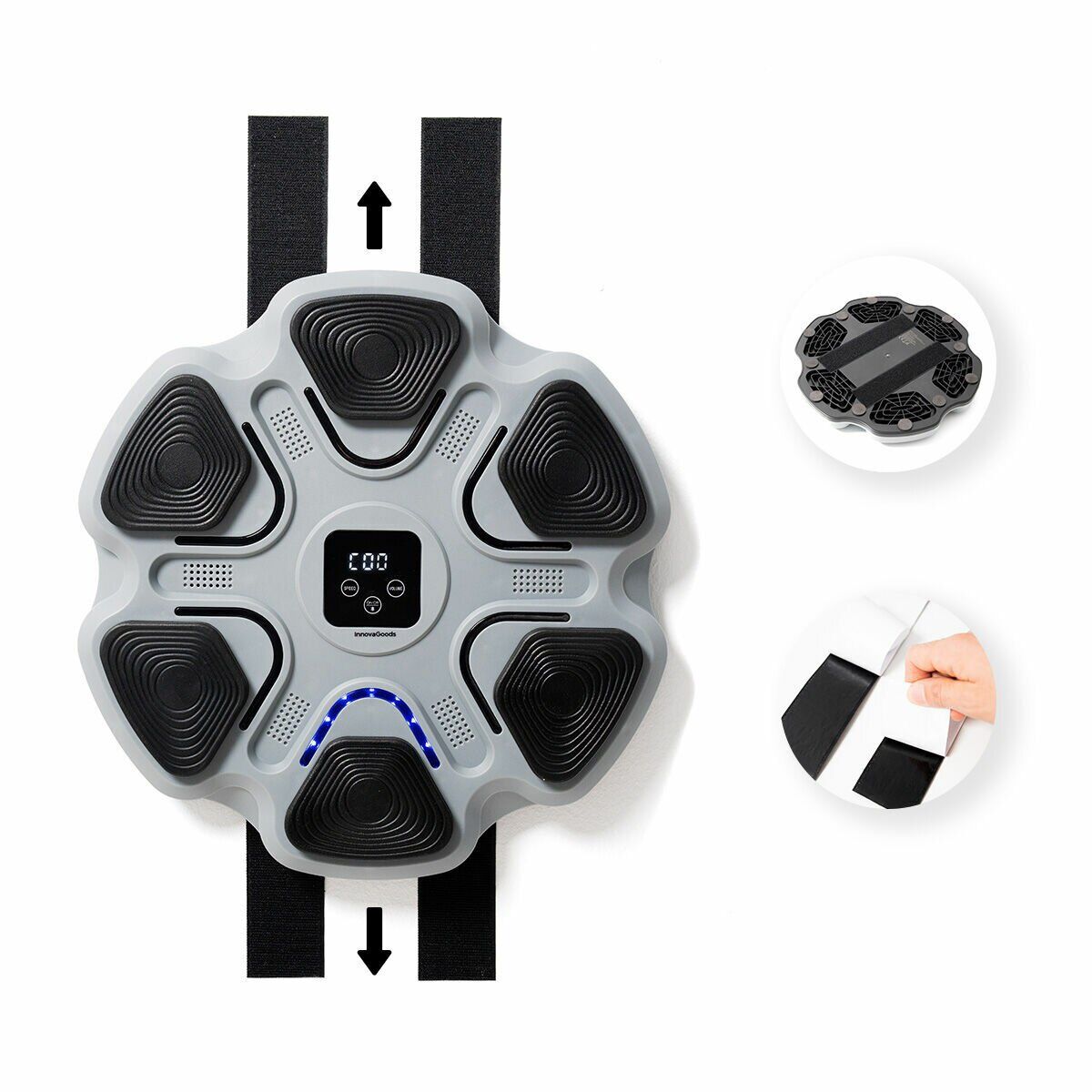 Интерактивна голяма боксова круша с Bluetooth и управление с телефона