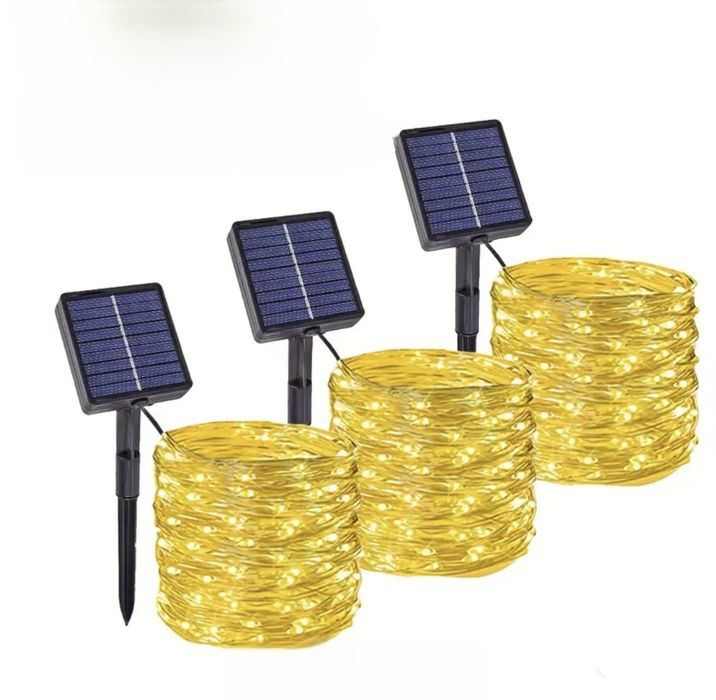 Соларни лампички 300 лампички 32 метра