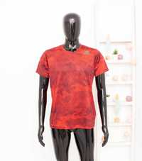 Adidas Оригинална мъжка тениска за бягане фитнес червен камофлаж М