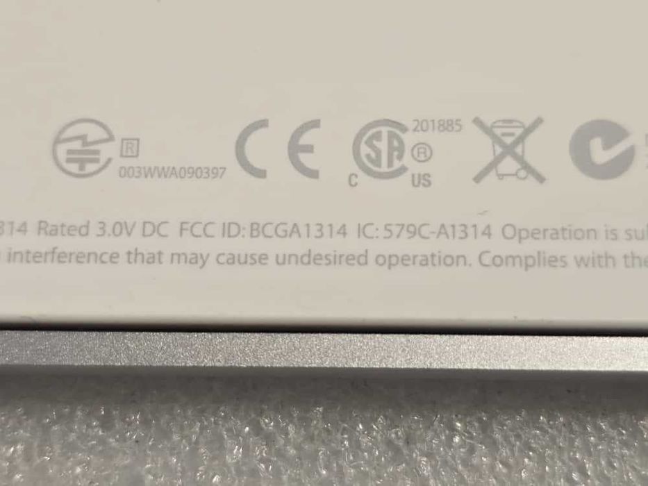 astatura Wireless Apple Model A1314 Bluetooth Aluminiu AZERTY
