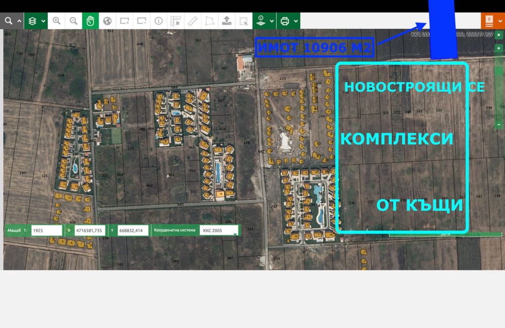 Продава парцел за жилищно строителство - Сарафово и Поморие м Кошарите