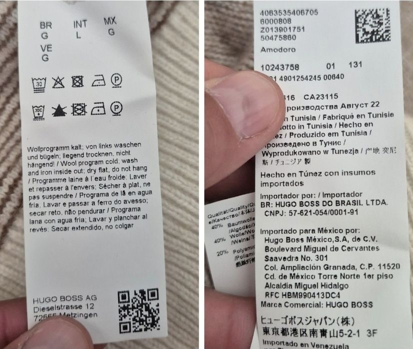 Pulover gros de damă Hugo Boss, mărimea L