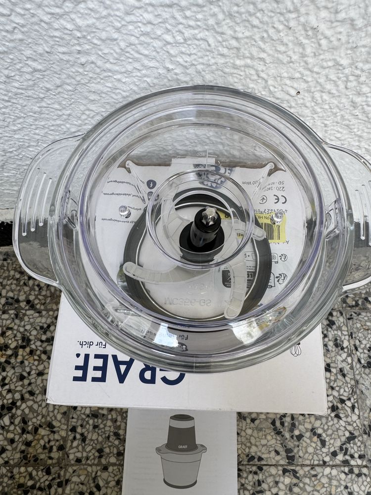 Електрически Чопър Graef CH502EU, 500W, 1L, Стъклена Купа, Пасатор!
