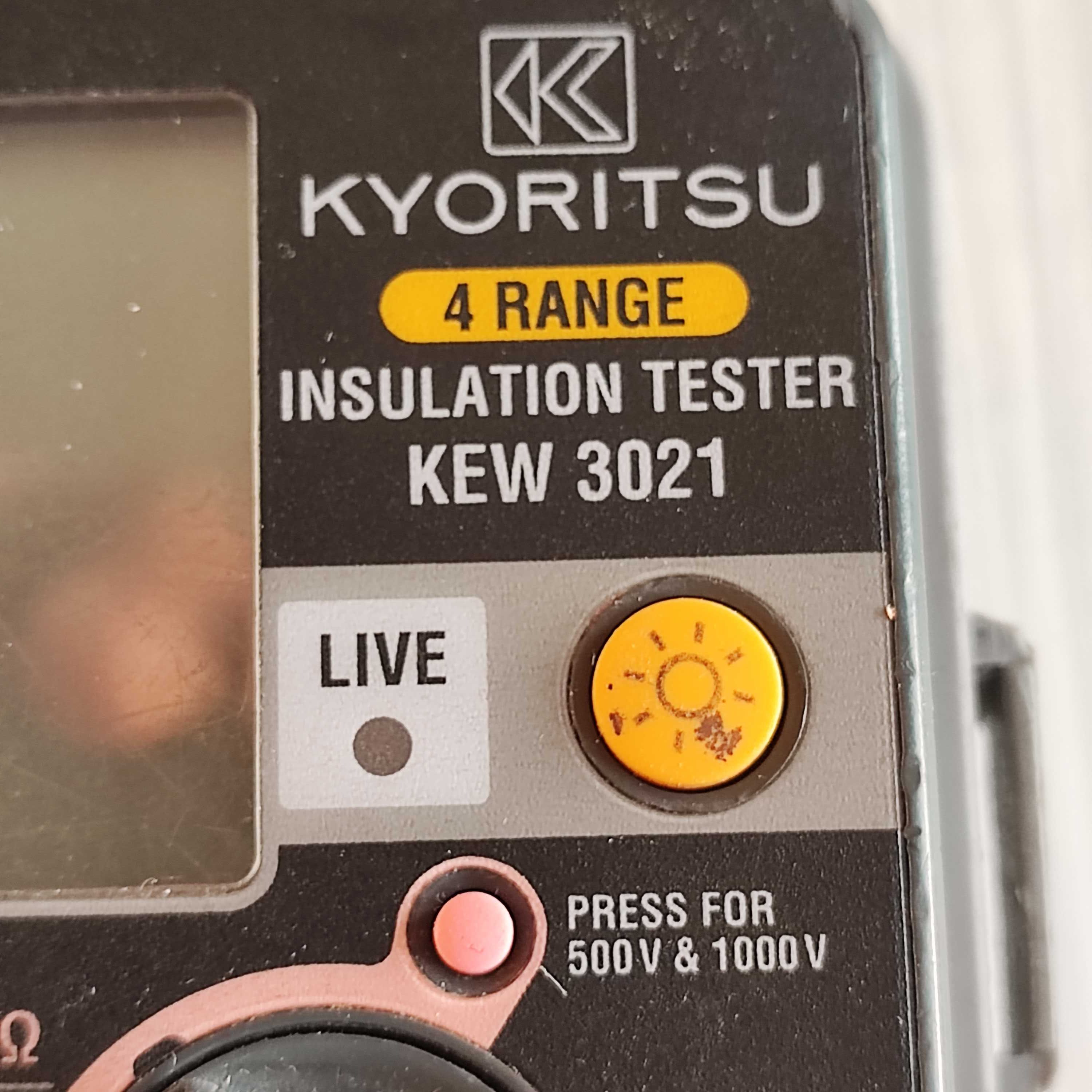 Kyoritsu KEW 3021, tester digital de izolație/continuitate