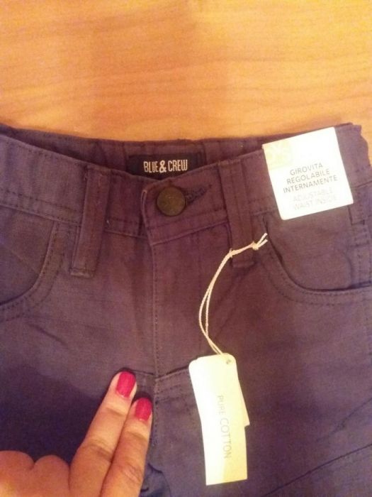 Pantaloni/jeans/blugi gri NOI 2-3 ani, masura 98