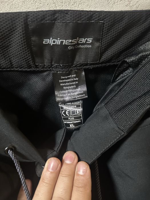 Pantaloni moto alpinestars cu protectii