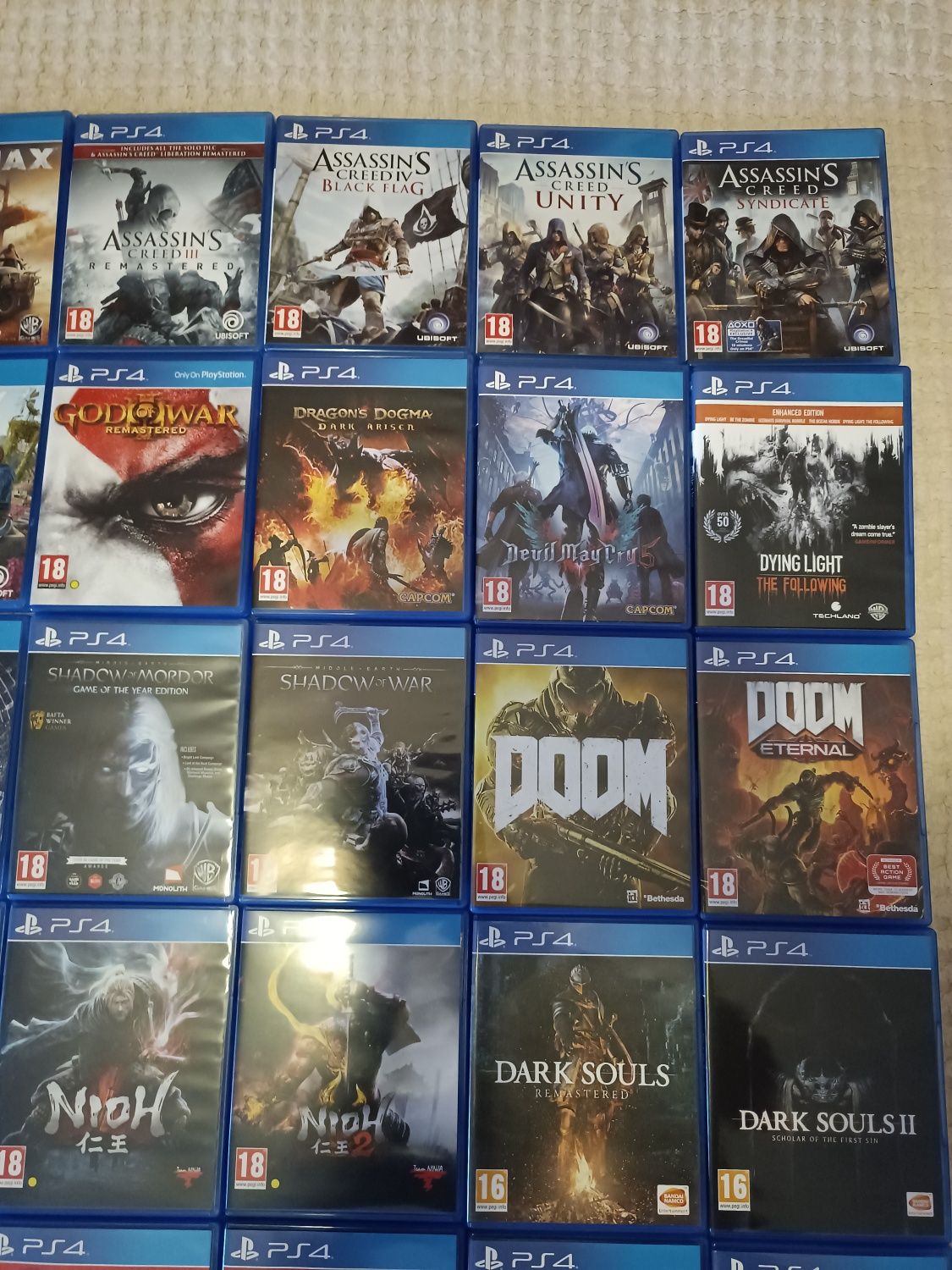 PlayStation 4 игри PS4 по 20 лв (60 игри - Перфектно Състояние)
