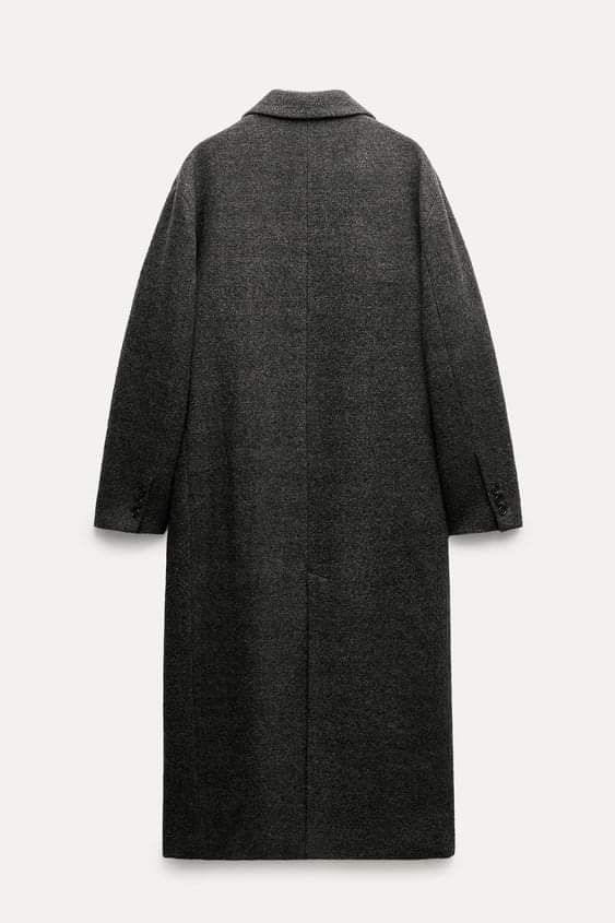 100% Вълнено палто Zara