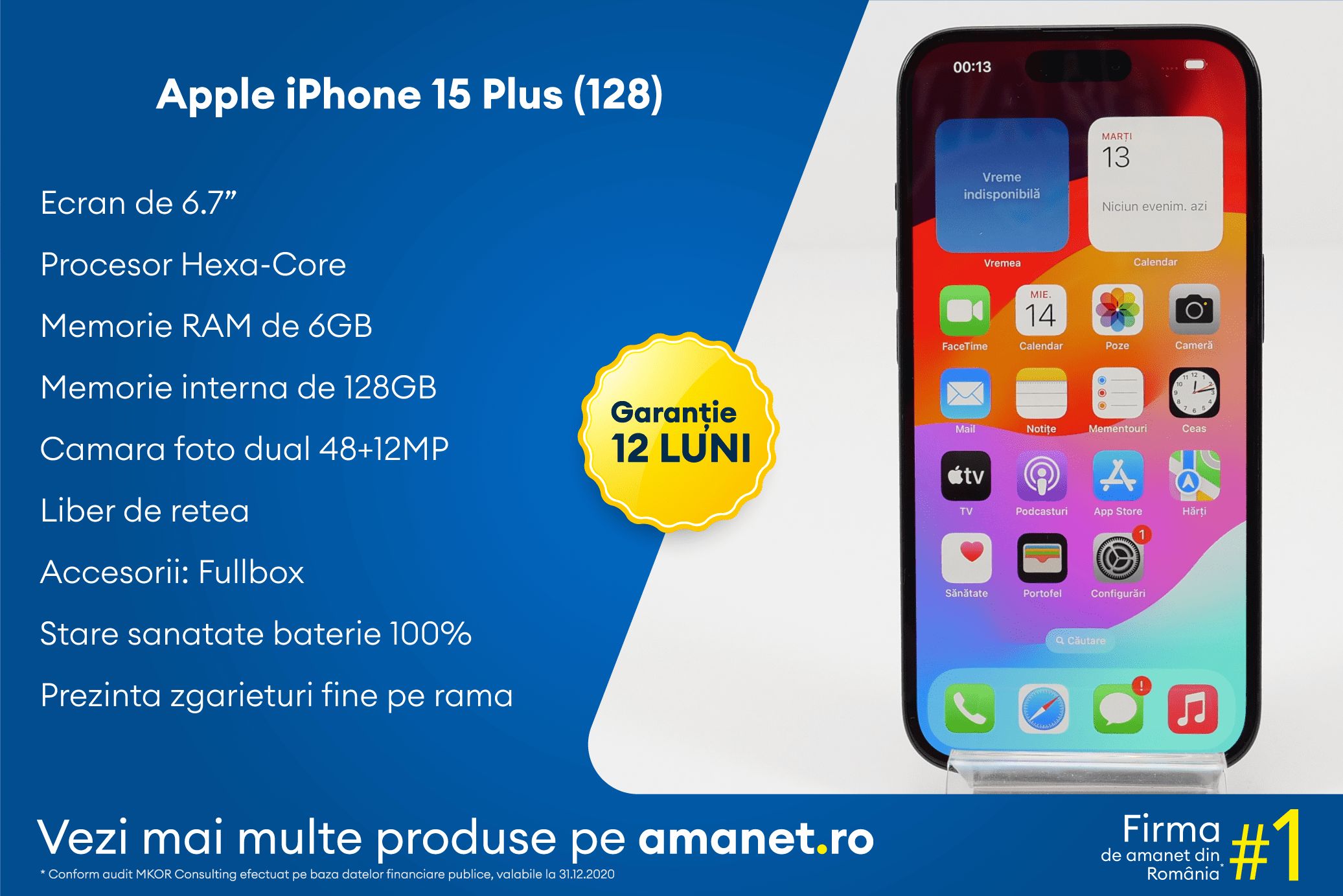 Apple iPhone 15 Plus (128) - BSG Amanet & Exchange