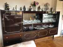 Mobilier sufragerie – vitrină, dulap, masă + 6 scaune