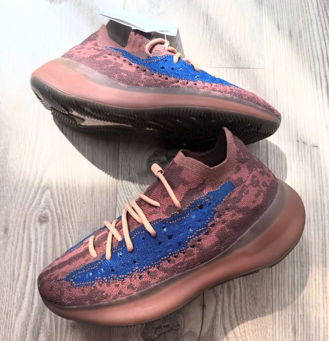 Pantofi Sport Adidas Yeezy 380 Azure Blue Maro- 100% originali