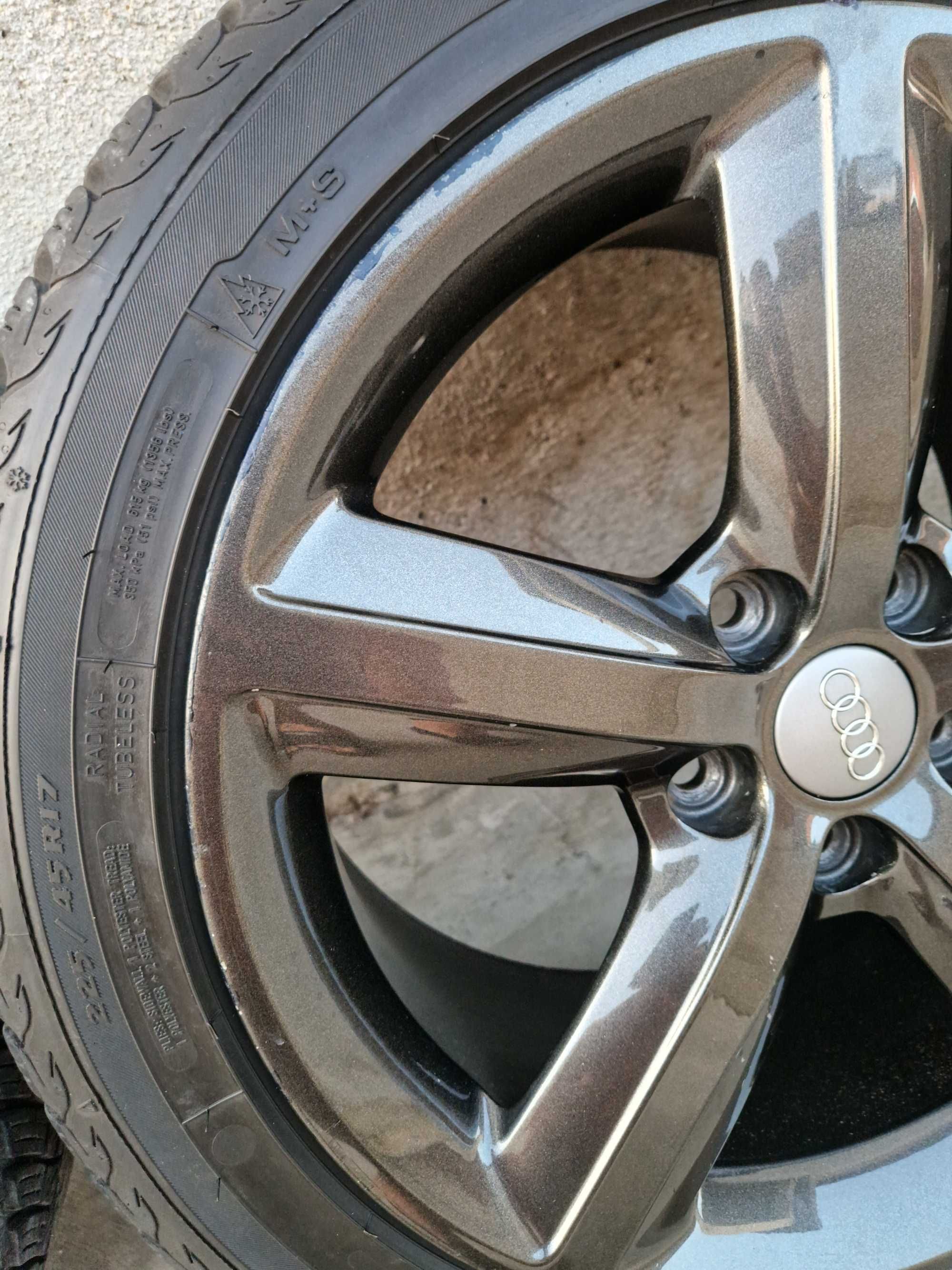 оригинални джанти с гуми audi 17 ки