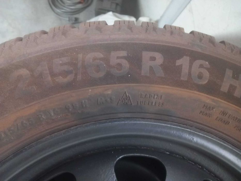 Set jante tabla Dacia Duster cu anvelope iarna 215/65 R16