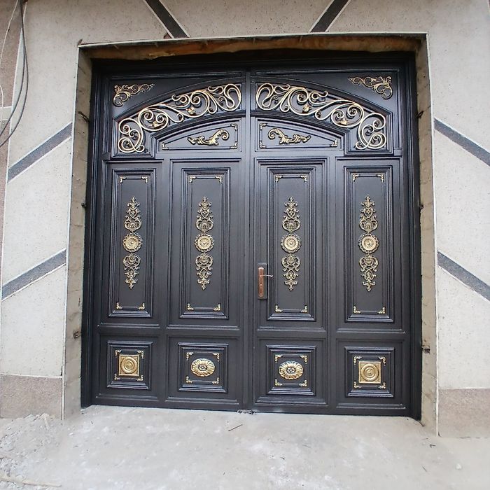 Darvoza ворота qalin materialdan yasaladi
