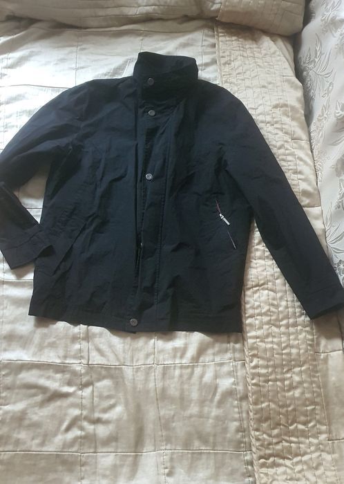 Geaca barbat neagra, subtire, marime L, 50