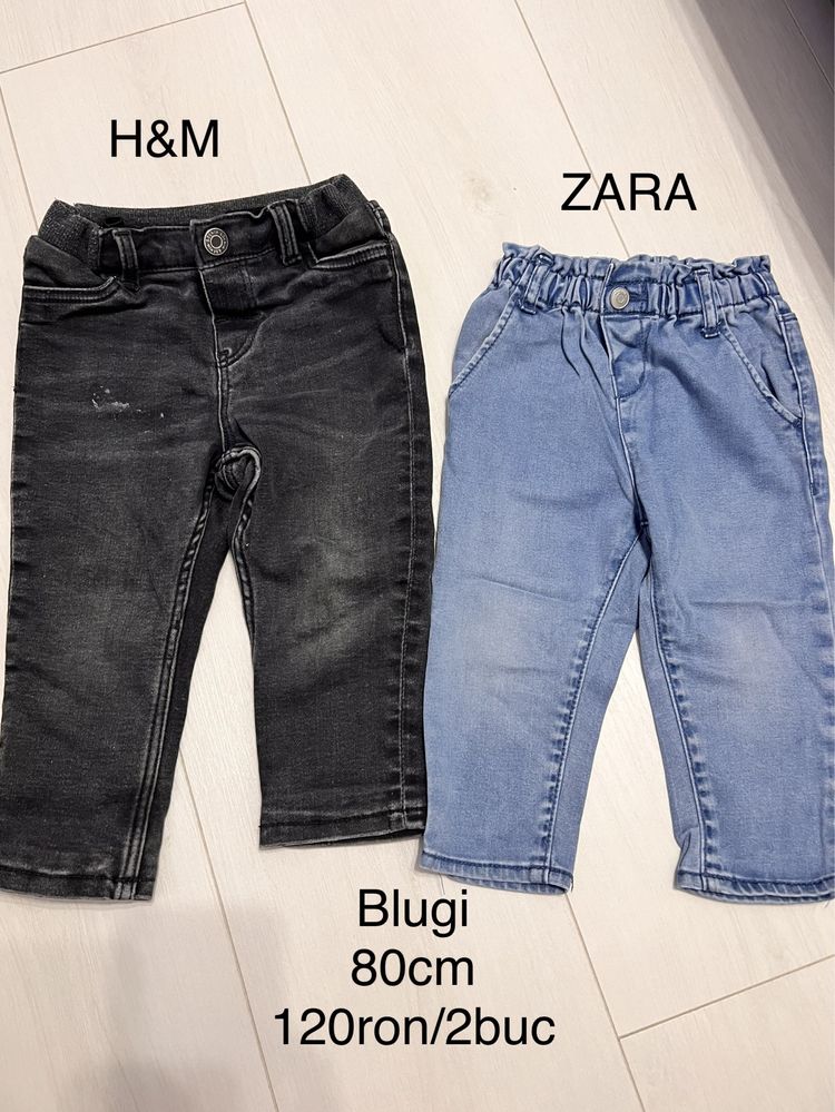 Blugi Zara si H&M 80cm