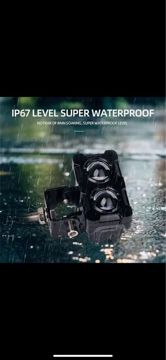 Proiector Bi LED moto enduro atv scuter barca utilaj etc lumini ceata