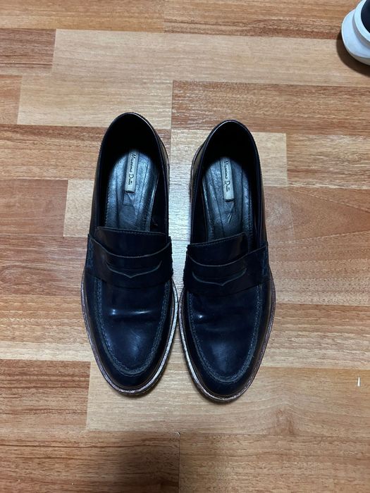 Mocasini din piele lăcuita Massimo Dutti, nr 37