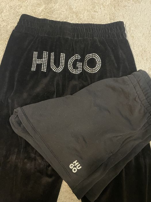 HUGO BOSS кадифена долница и шорти S