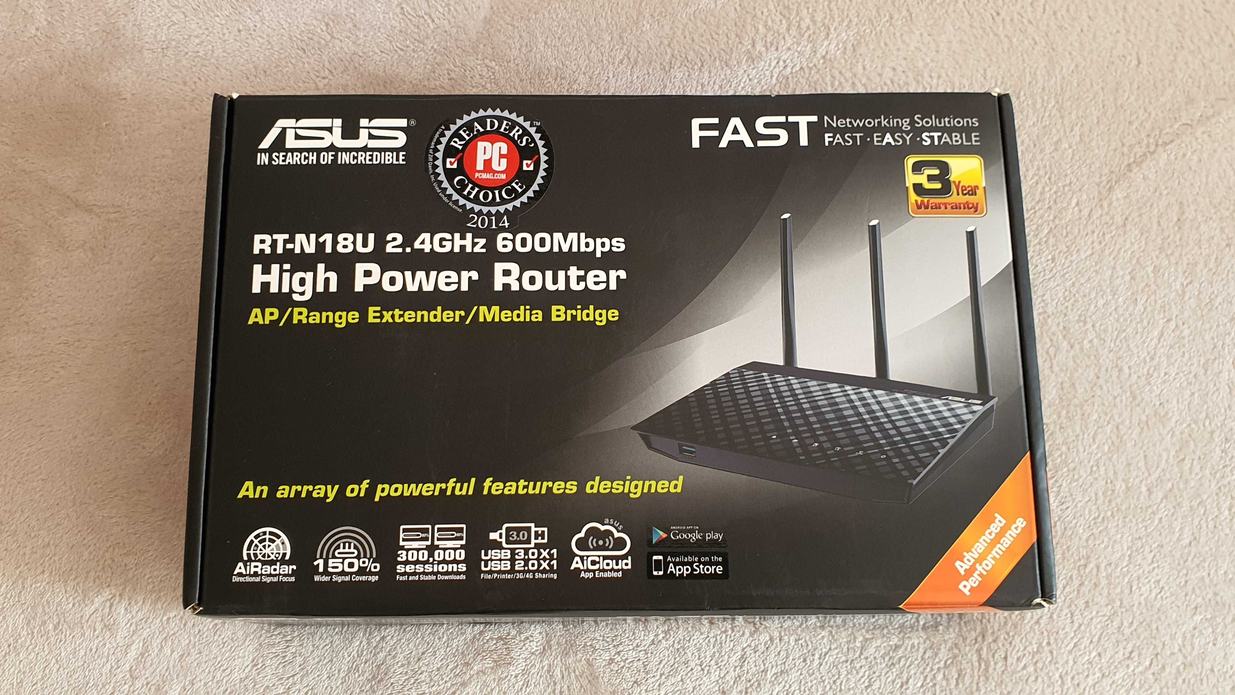 Router Asus RT-N18U,stare perfecta